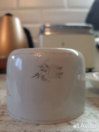 Чашка Дулёво с блюдцем 1959г