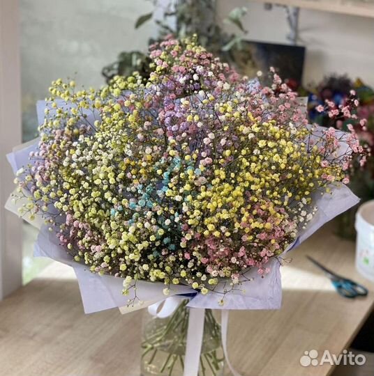 Цветы гипсофила букет