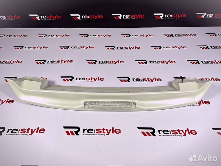 Спойлер Наверх Land Cruiser Prado 120 Белый