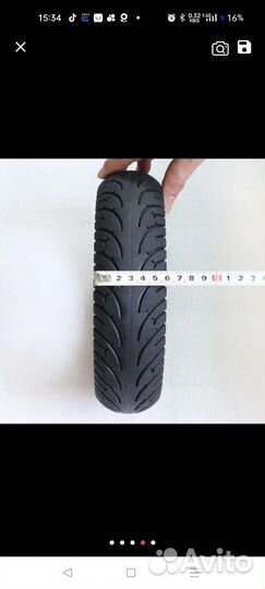 Шина безкамерка на самокат
