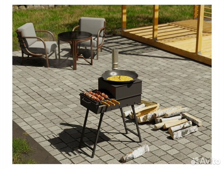 Мангал для дачи 60 см