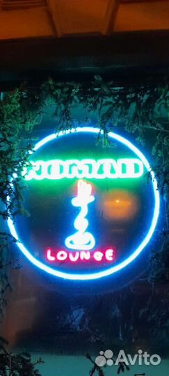 Изготовление вывесок из цветного неона