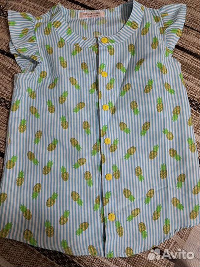 Рубашка легкая для девочки р.140