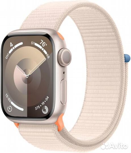 Apple Watch Series 9 41mm Starlight Aluminum Case