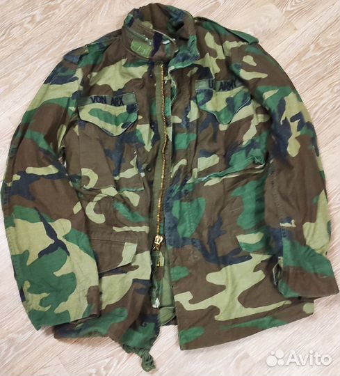 Куртка армейская, М-65, woodland, оригинал