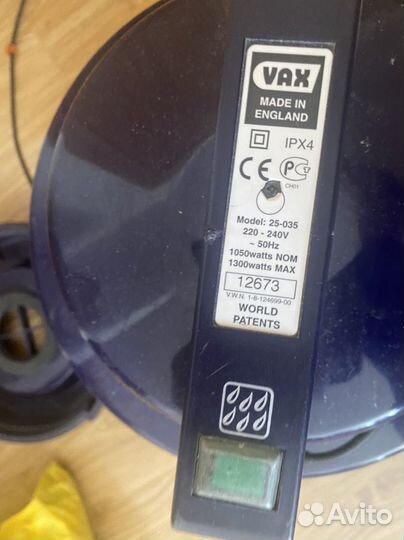 Моющий пылесос Vax