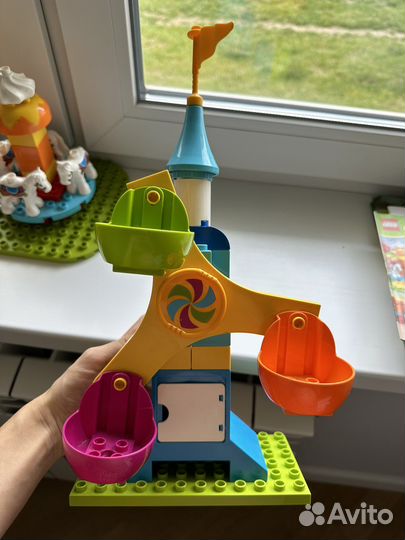 Lego duplo Большой парк аттракционов оригинал