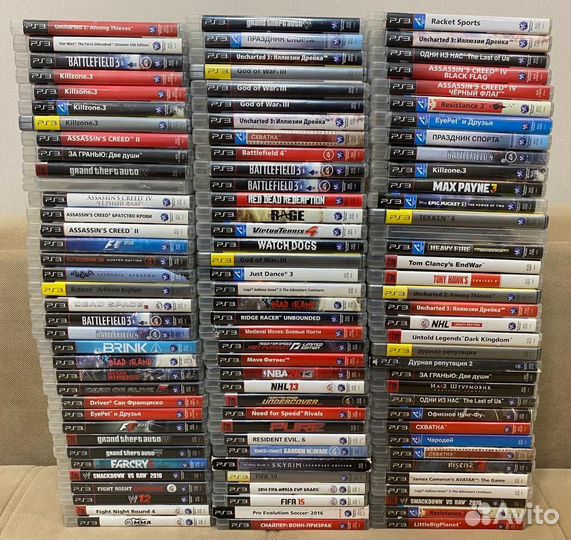 Игры диски PS3 PS4 PS5