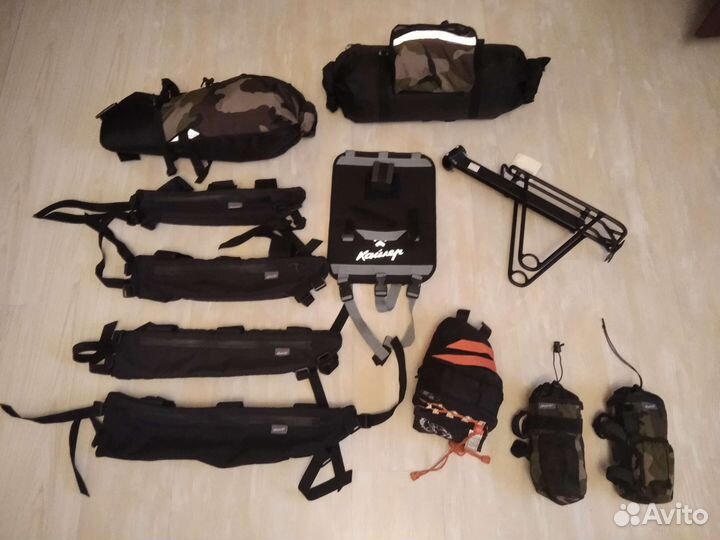 Сумки, баулы для байкпакинга, туризма, багажник