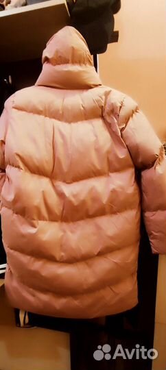 Пальто женское 48 50 красивый розовый цвет