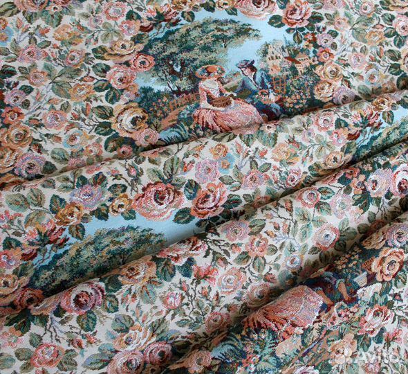 Гобеленовые ткани отрезные, метражом