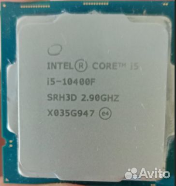 Cpu intel core i5 10400f