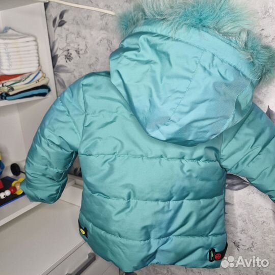 Зимний комбинезон для девочки 86