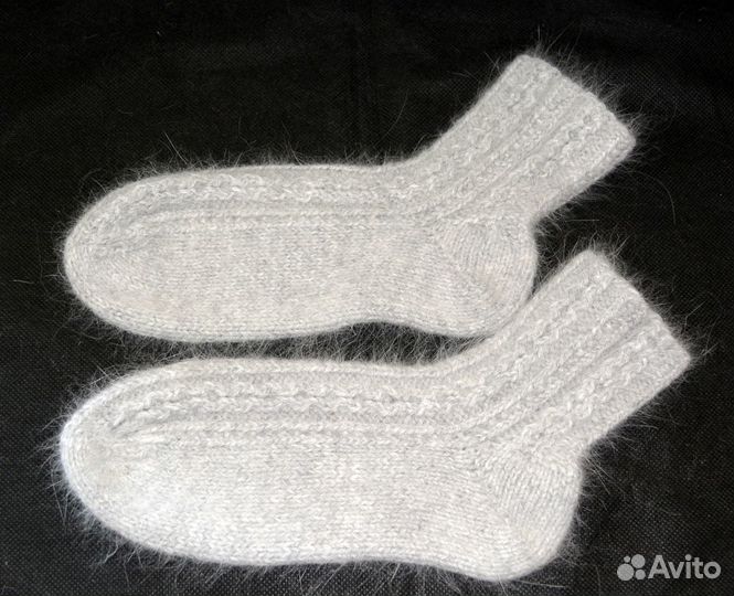Ажурные носочки из пуха норки 36-37 размер