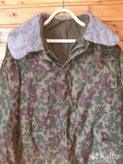 Бушлат в камуфляже слива