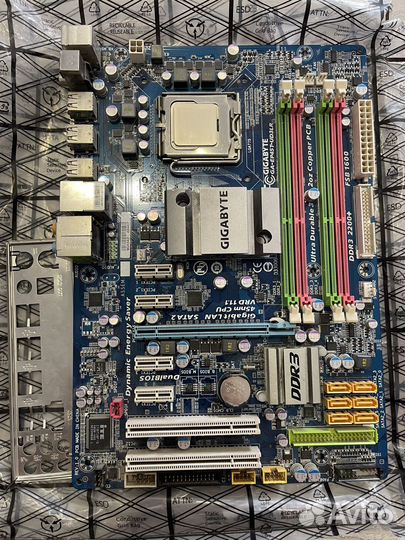 Материнская плата с процессором quad q6600