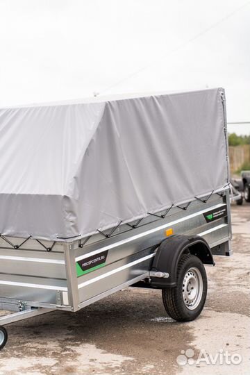 Прицеп для легкового автомобиля высокий борт