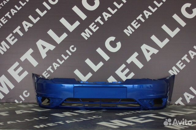 Бампер передний на Nexia в ярко- синем цв