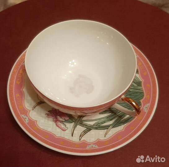 Японский тонкостенный фарфор Yamasen. 12 предметов