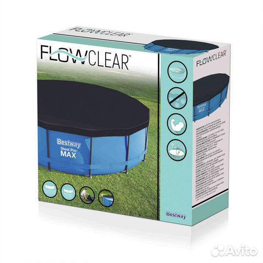 Тент для каркасного бассейна Bestway 457 см