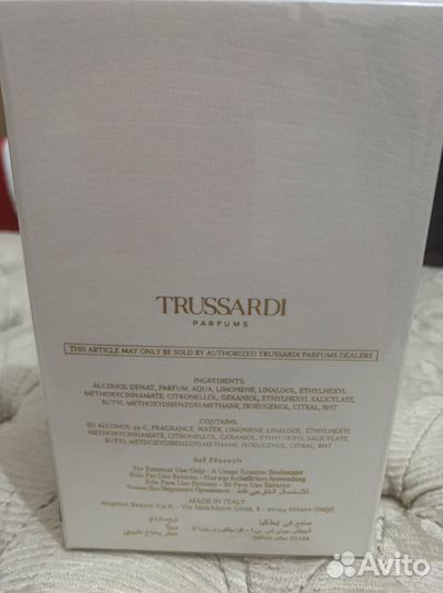 Trussardi donna eau de parfum