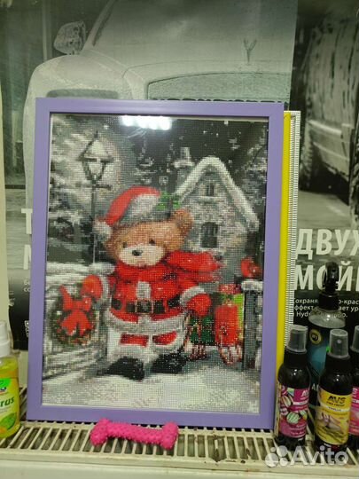 Картина из страз, ручная работа