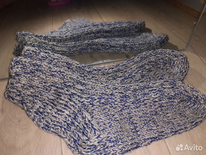 Шерстяные носки ручной работы