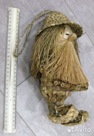Сувенир домовой домовёнок домовенок солома