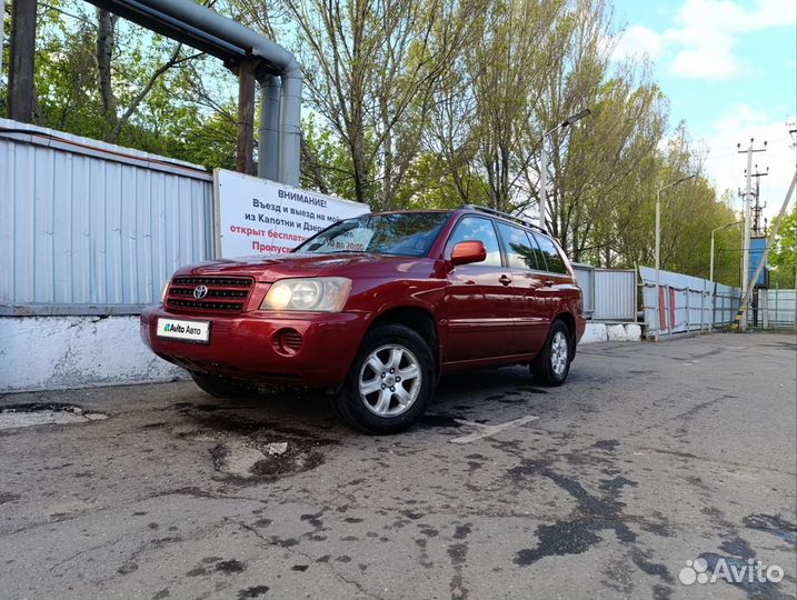 Toyota Highlander 2.4 AT, 2003, 287 000 км