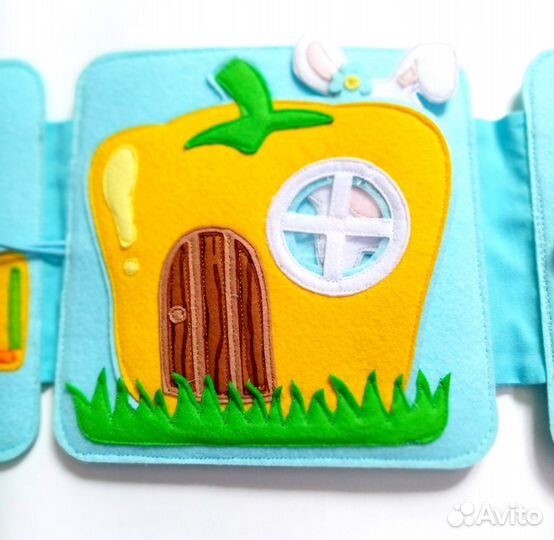 Развивающая книжка из фетра