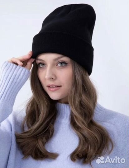 Шапка бини женская оверсайз