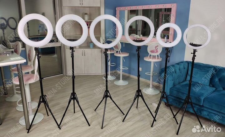 Кольцевая лампа со штативом 26см/33/36/45