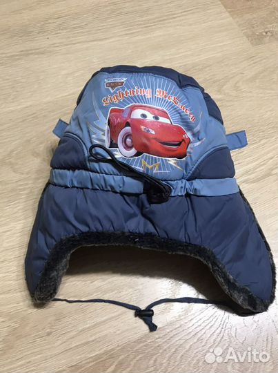 Шапка Детская на мальчика 3-5 лет, зима