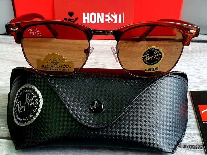 Солнцезащитные очки Ray Ban Clubmaster разные