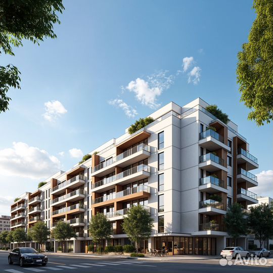 Визуализация Жилого комплекса и Торгового центра