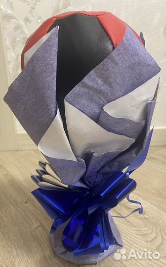 Сувенирный кожаный мяч