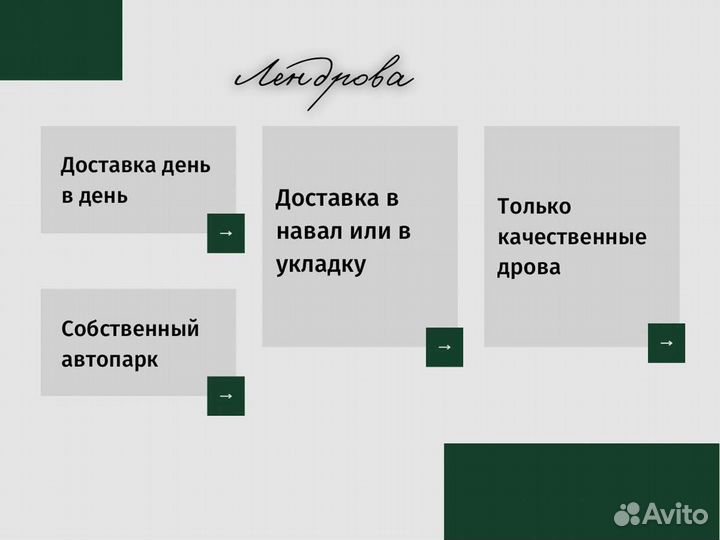 Дрова березовые