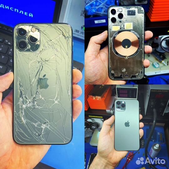 Замена задней крышки, стекло iPhone все модели