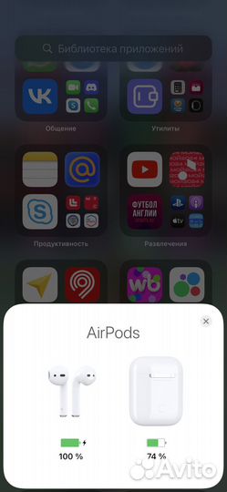 Наушники apple AirPods 2