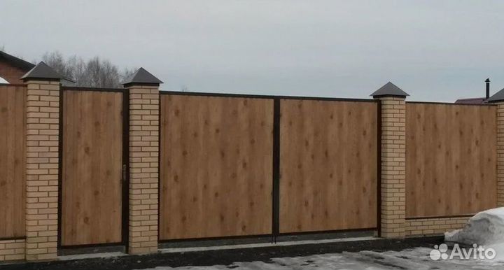 Забор из профнастила замер бесплатно быстро