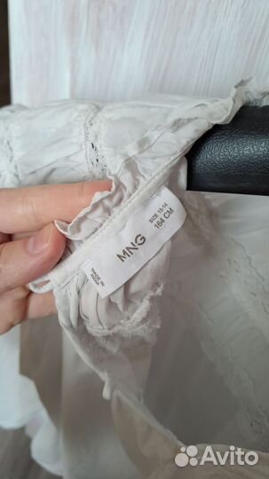 Школьная блузка для девочки подростка манго mango