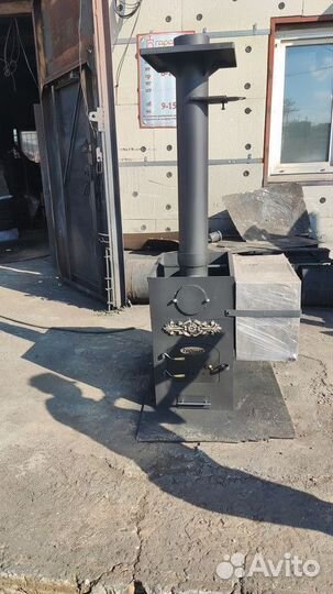 Банная печь Эконом 0.6 м толщина 10мм 920x430x750