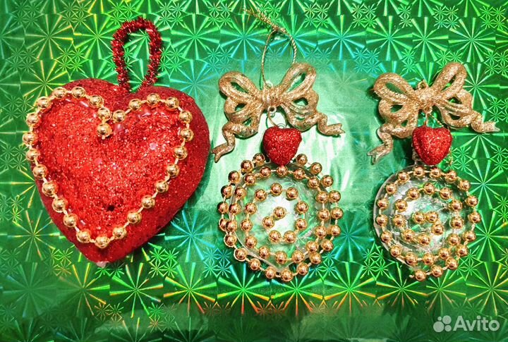 Елочные игрушки ручной работы