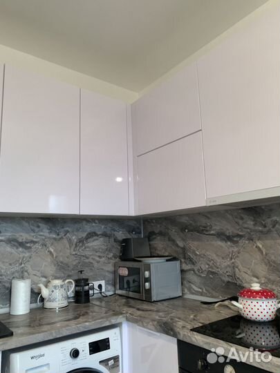 Угловая кухня. Белый глянец ксп:25555