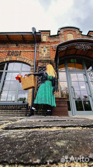 Плетёная сумка-шопер