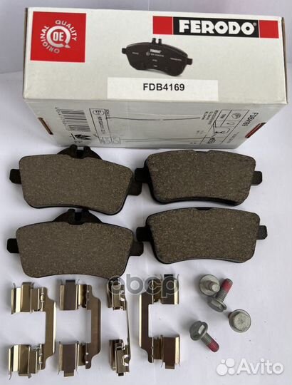 1 Колодки тормозные mercedes GL X166/ML W166