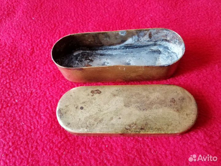 Бикс старинный латунный, стерилизатор