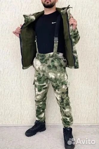 Костюм Горка тактический, рыболовный на флисе