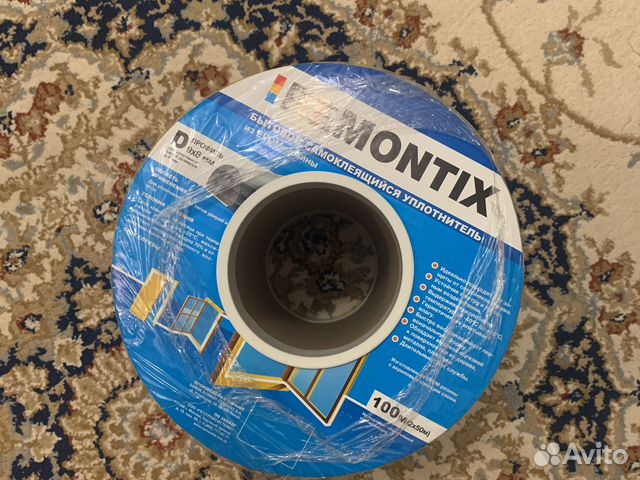 Новый уплотнитель самоклеящийся Remontix 100 м