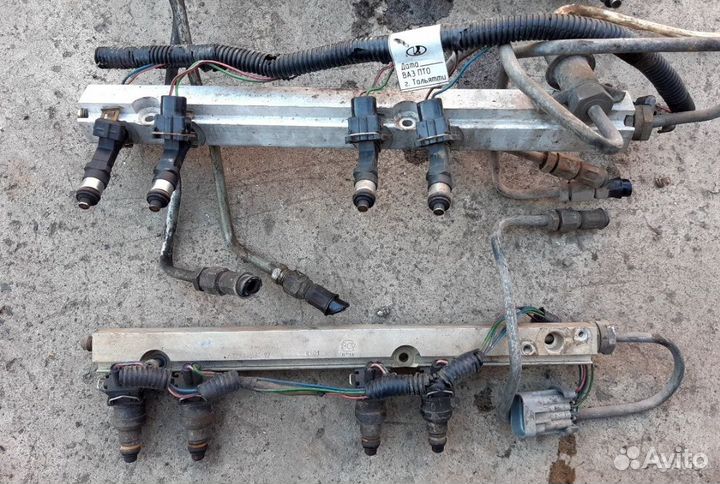 Рампа с форсунками ваз 2109 2110 2114 2112